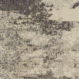 2' X 6' Ivory And Grey Abstract Power Loom Non Skid Runner Rug - Homeroots - Flyclothing LLC