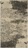 2' X 4' Ivory And Grey Abstract Power Loom Non Skid Area Rug - Homeroots - Flyclothing LLC