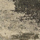 2' X 4' Ivory And Grey Abstract Power Loom Non Skid Area Rug - Homeroots - Flyclothing LLC