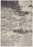 5' X 7' Ivory And Grey Abstract Power Loom Non Skid Area Rug - Homeroots - Flyclothing LLC