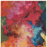 5' X 7' Palette Abstract Power Loom Non Skid Area Rug - Homeroots - Flyclothing LLC