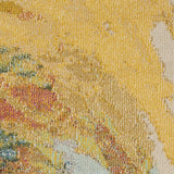 2' X 6' Wave Abstract Power Loom Non Skid Runner Rug - Homeroots - Flyclothing LLC