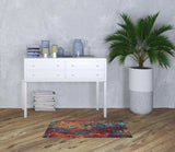 2' X 4' Atlantic Abstract Power Loom Non Skid Area Rug - Homeroots - Flyclothing LLC