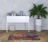 3' X 5' Atlantic Abstract Power Loom Non Skid Area Rug - Homeroots - Flyclothing LLC