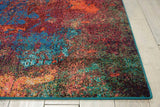 5' X 7' Atlantic Abstract Non Skid Area Rug - Homeroots - Flyclothing LLC