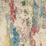 2' X 6' Ivory Abstract Power Loom Non Skid Area Rug - Homeroots - Flyclothing LLC