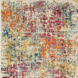 2' X 4' Pink Abstract Power Loom Distressed Non Skid Area Rug - Homeroots - Flyclothing LLC