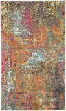 2' X 4' Sunset Abstract Power Loom Non Skid Area Rug - Homeroots - Flyclothing LLC