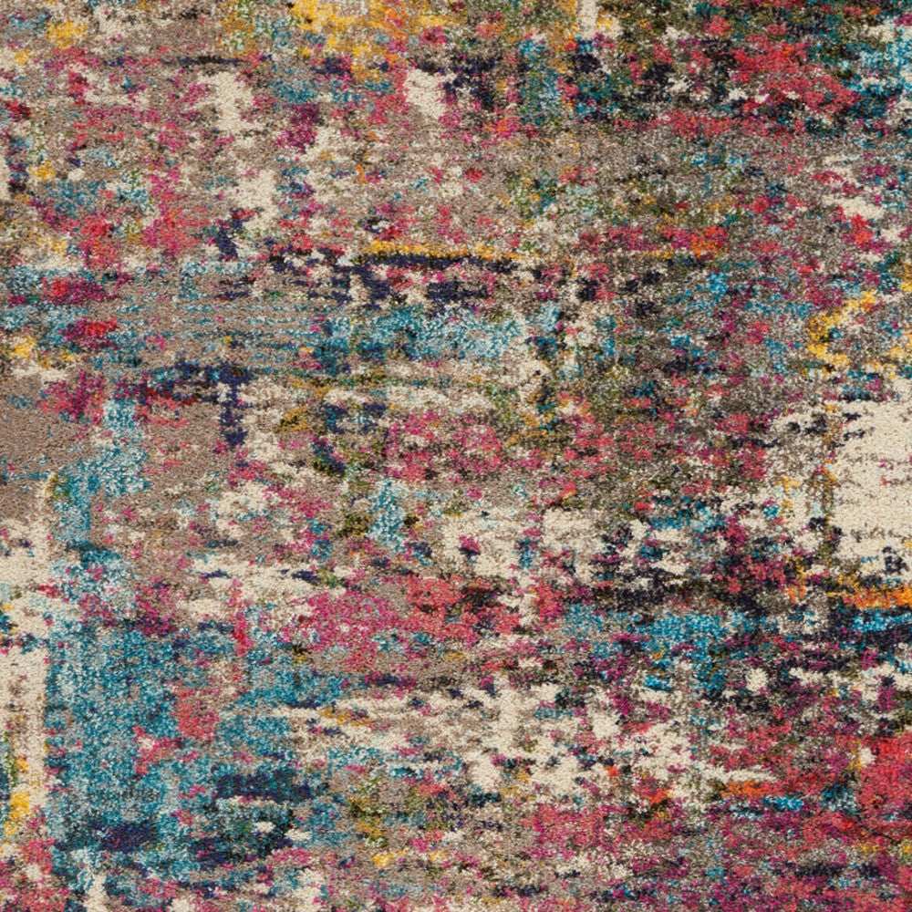 4' X 6' Sunset Abstract Power Loom Non Skid Area Rug - Homeroots - Flyclothing LLC