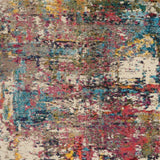 4' X 6' Sunset Abstract Power Loom Non Skid Area Rug - Homeroots - Flyclothing LLC