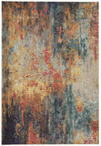 4' X 6' Multicolor Abstract Power Loom Non Skid Area Rug - Homeroots - Flyclothing LLC