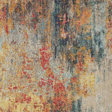 5' X 7' Multicolor Abstract Power Loom Non Skid Area Rug - Homeroots - Flyclothing LLC