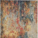 5' X 7' Multicolor Abstract Power Loom Non Skid Area Rug - Homeroots - Flyclothing LLC