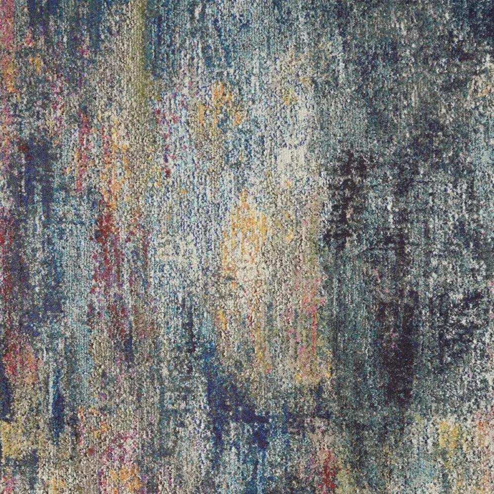 5' X 7' Multicolor Abstract Power Loom Non Skid Area Rug - Homeroots - Flyclothing LLC