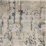 2' X 4' Beige And Grey Abstract Power Loom Non Skid Area Rug - Homeroots - Flyclothing LLC