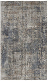 3' X 5' Blue And Beige Abstract Power Loom Distressed Non Skid Area Rug - Homeroots - Flyclothing LLC