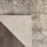 5' X 7' Beige And Grey Abstract Power Loom Non Skid Area Rug - Homeroots - Flyclothing LLC