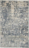 2' X 4' Grey And Beige Abstract Power Loom Non Skid Area Rug - Homeroots - Flyclothing LLC