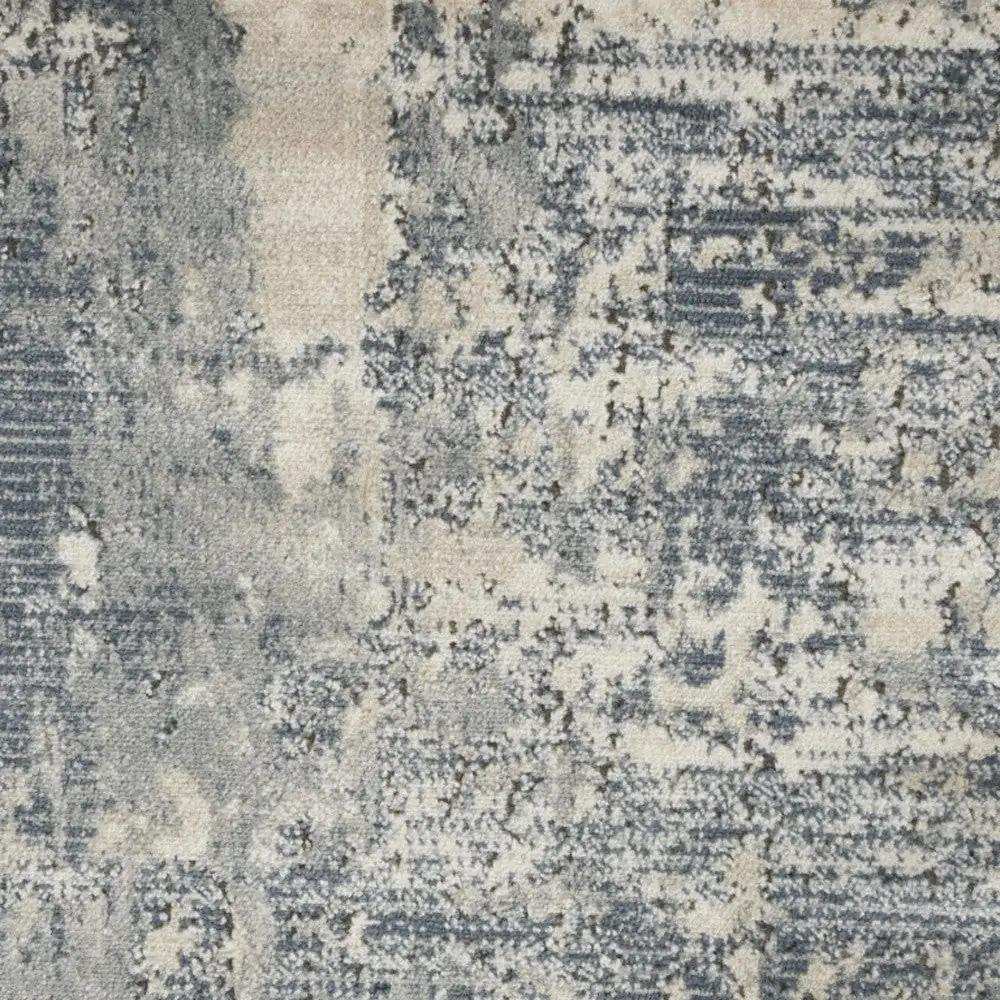 2' X 4' Grey And Beige Abstract Power Loom Non Skid Area Rug - Homeroots - Flyclothing LLC