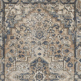 2' X 4' Beige And Grey Oriental Power Loom Non Skid Area Rug - Homeroots - Flyclothing LLC