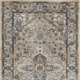 2' X 4' Beige And Grey Oriental Power Loom Non Skid Area Rug - Homeroots - Flyclothing LLC