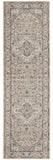 2' X 8' Beige And Grey Oriental Power Loom Non Skid Runner Rug - Homeroots - Flyclothing LLC