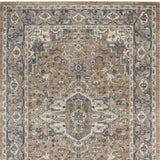 4' X 6' Beige And Grey Oriental Power Loom Non Skid Area Rug - Homeroots - Flyclothing LLC