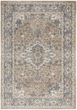 5' X 7' Beige And Grey Oriental Power Loom Non Skid Area Rug - Homeroots - Flyclothing LLC
