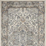 3' X 5' Ivory And Grey Oriental Power Loom Non Skid Area Rug - Homeroots - Flyclothing LLC