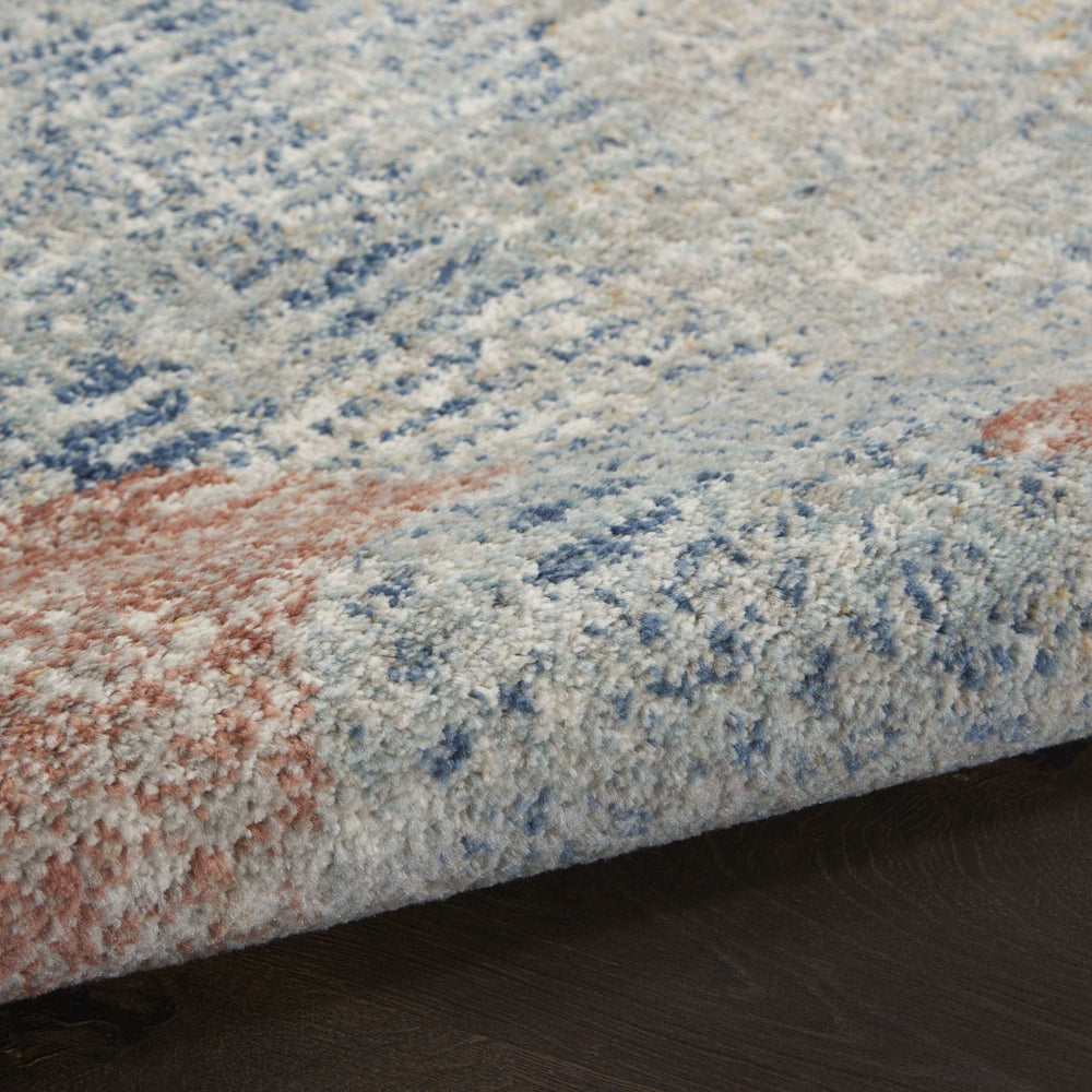 5' X 7' Ivory Abstract Power Loom Distressed Non Skid Area Rug - Homeroots - Flyclothing LLC