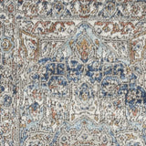 2' X 4' Ivory And Blue Oriental Power Loom Non Skid Area Rug - Homeroots - Flyclothing LLC