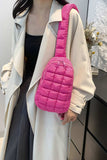 Quilted Nylon Crossbody Bag - Trendsi - Flyclothing LLC