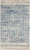 3' X 5' Blue Abstract Power Loom Distressed Non Skid Area Rug - Homeroots - Flyclothing LLC