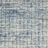 3' X 5' Blue Abstract Power Loom Distressed Non Skid Area Rug - Homeroots - Flyclothing LLC