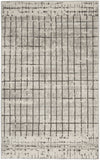 3' X 5' Ivory And Grey Abstract Power Loom Distressed Non Skid Area Rug - Homeroots - Flyclothing LLC
