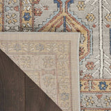 4' X 6' Grey Southwestern Power Loom Non Skid Area Rug - Homeroots - Flyclothing LLC