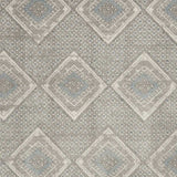 4' X 6' Grey Ivory And Blue Southwestern Power Loom Non Skid Area Rug - Homeroots - Flyclothing LLC
