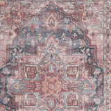 4' X 6' Multicolor Oriental Power Loom Distressed Washable Area Rug - Homeroots - Flyclothing LLC