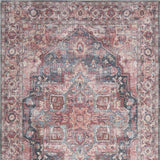 4' X 6' Multicolor Oriental Power Loom Distressed Washable Area Rug - Homeroots - Flyclothing LLC
