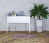 2' X 4' Maroon Oriental Power Loom Distressed Washable Area Rug - Homeroots - Flyclothing LLC