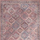 4' X 6' Multicolor Oriental Power Loom Distressed Washable Area Rug - Homeroots - Flyclothing LLC