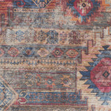 5' X 7' Multicolor Southwestern Power Loom Distressed Washable Area Rug - Homeroots - Flyclothing LLC
