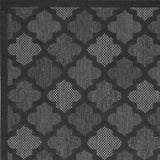4' X 6' Charcoal Black Ikat Indoor Outdoor Area Rug - Homeroots - Flyclothing LLC