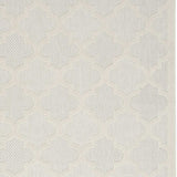 4' X 6' Ivory And White Ikat Indoor Outdoor Area Rug - Homeroots - Flyclothing LLC