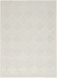 5' X 7' Ivory And White Ikat Indoor Outdoor Area Rug - Homeroots - Flyclothing LLC