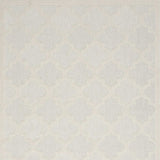 5' X 7' Ivory And White Ikat Indoor Outdoor Area Rug - Homeroots - Flyclothing LLC