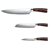 Brown and Black Stainless Steel And Wood Eight Piece Cutlery Set - Homeroots - Flyclothing LLC