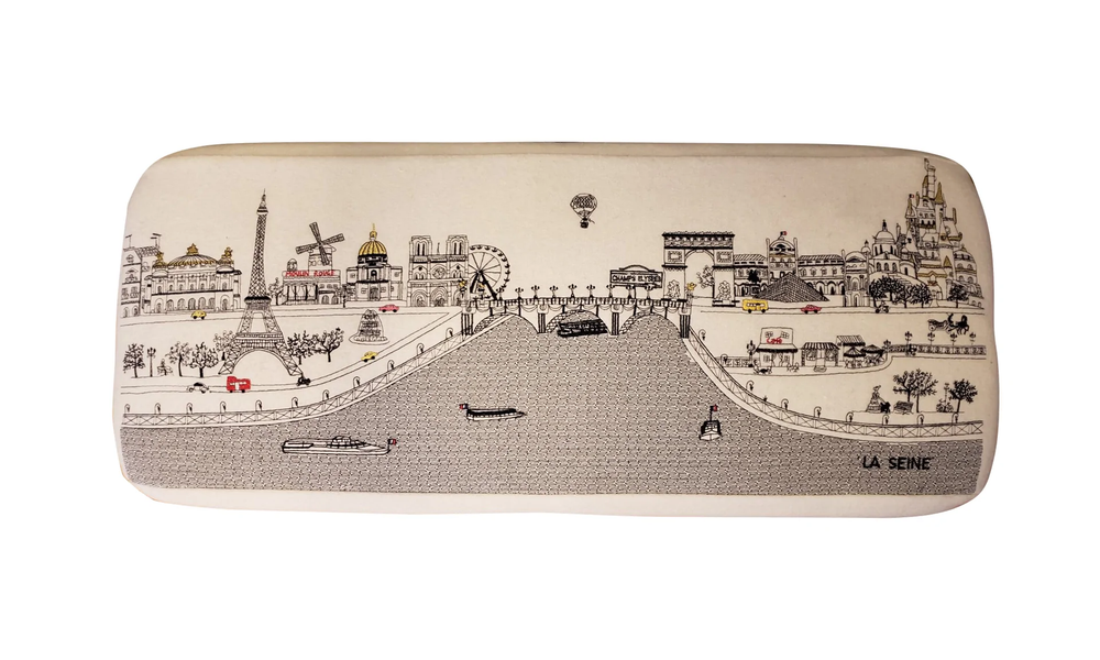 38" Cream Wool And Brown Ottoman - Homeroots - Flyclothing LLC