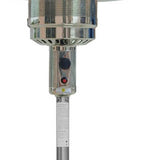 48000 BTU Silver Steel Propane Cylindrical Pole Standing Patio Heater - Homeroots - Flyclothing LLC