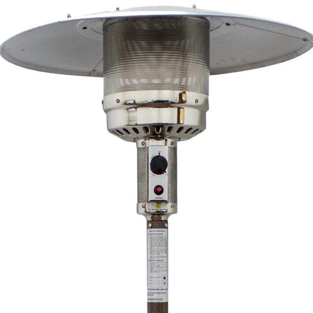 48000 BTU Bronze Steel Propane Cylindrical Pole Standing Patio Heater - Homeroots - Flyclothing LLC